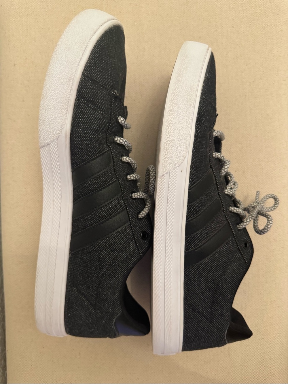 Adidas Black Casual Low-Top Sneakers